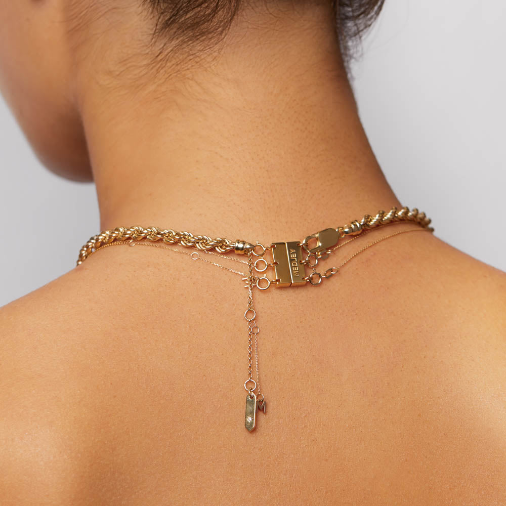 Layered Gold Necklace Connector - Multi Strand Jewelry Clasp for Necklaces & Bracelets - Perfect for DIY Jewelry Making & Layering Accessories