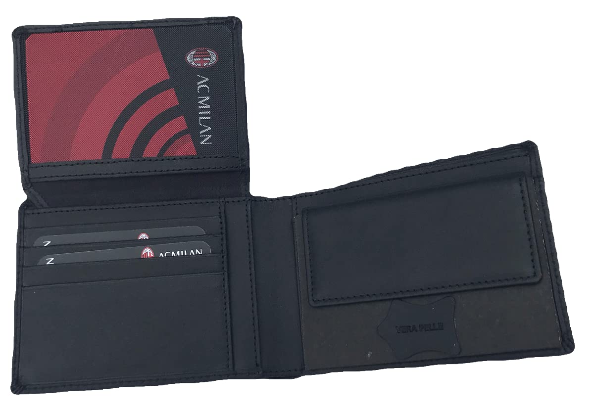 Original Enzo Castellano PTFMI141801 Genuine Leather Wallet for Men - Premium Italian Milan Leather Bifold Wallet with RFID Protection, Black - Perfect Gift for Dad, Husband & Business Professionals