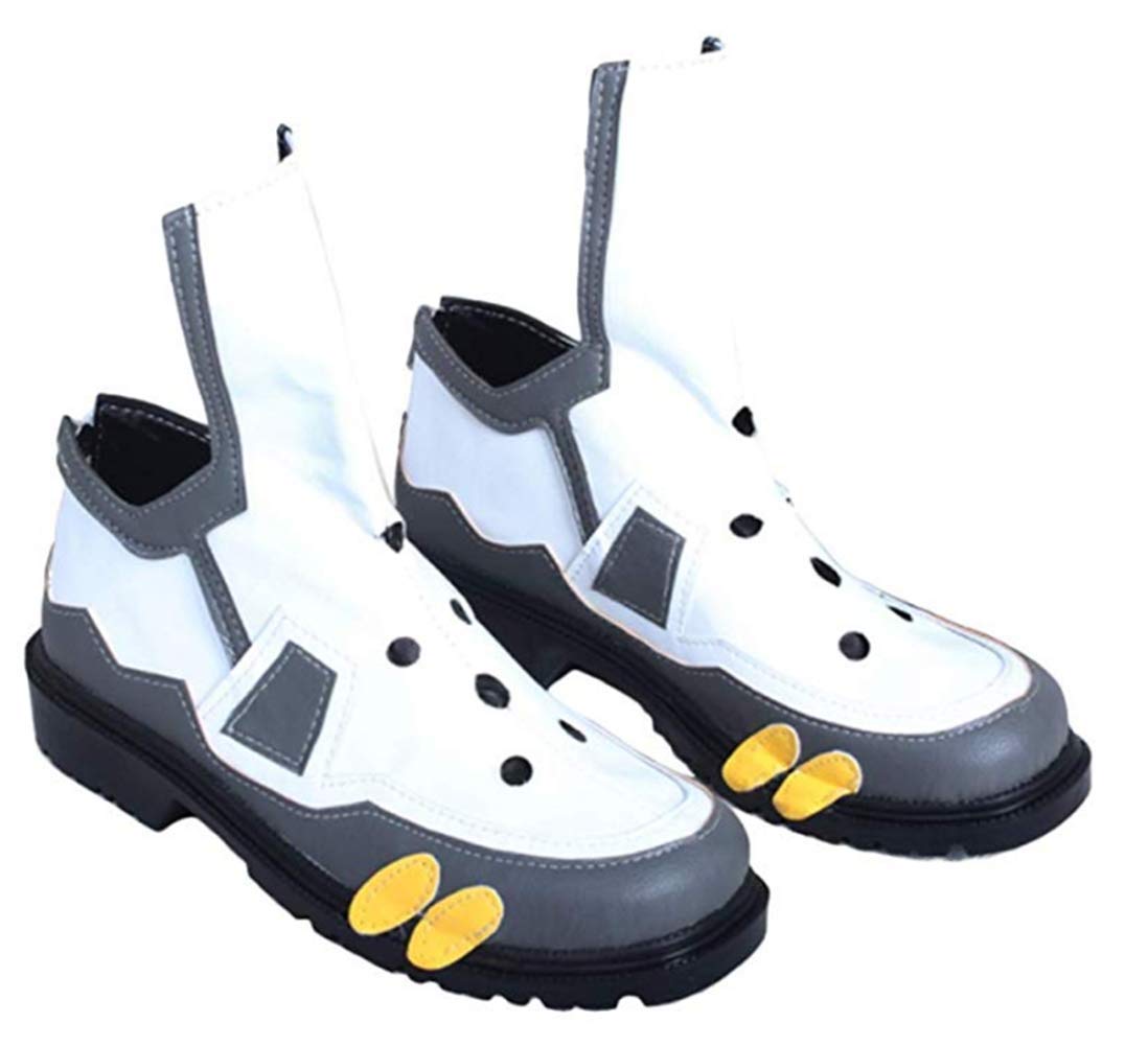 Men's OW Tracer Cosplay Shoes - Handmade Gaming Sneakers Size 7.5 | Perfect for Overwatch Cosplay, Comic Con & Gaming Events