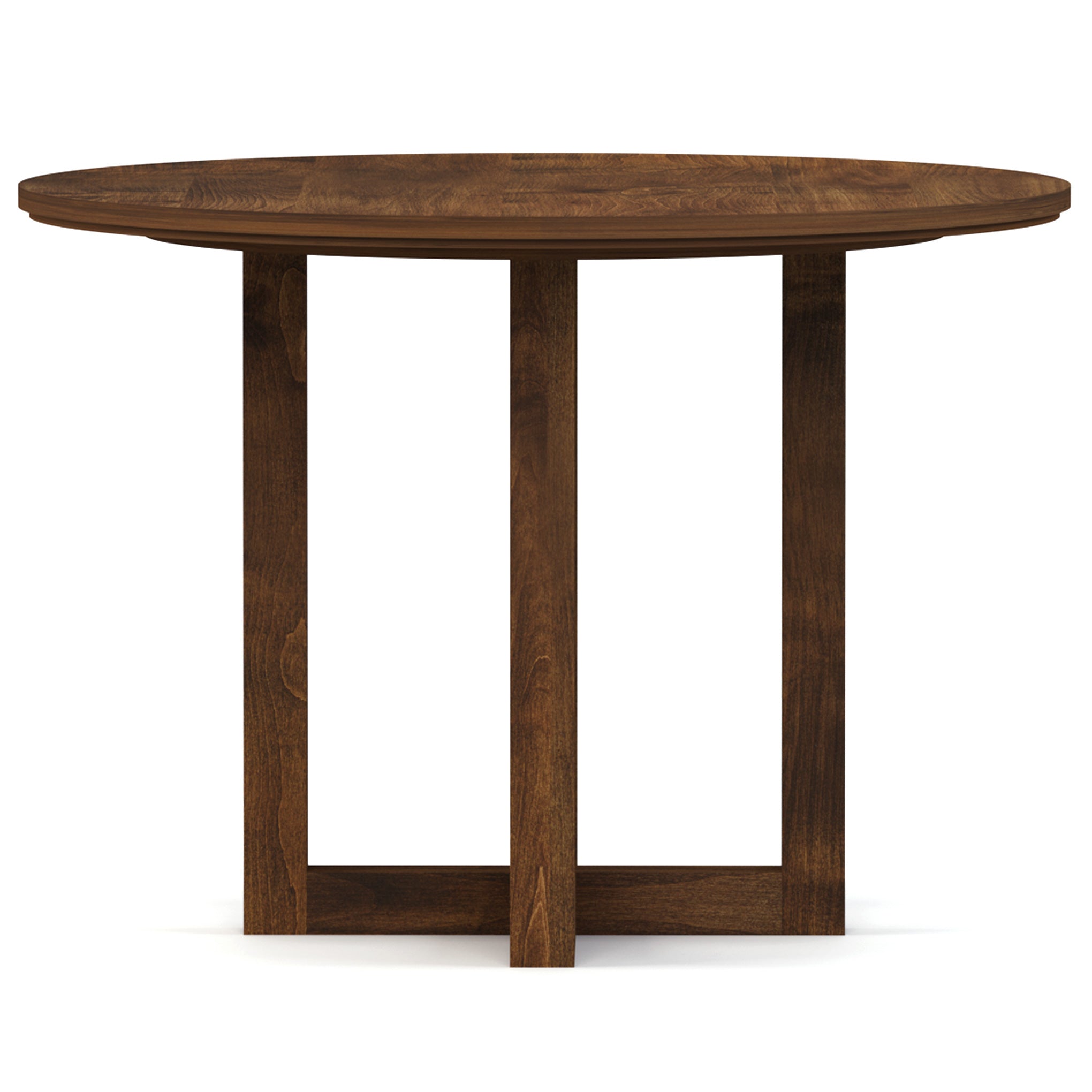 42 Inch Round Dining Table - Solid Wood Modern Kitchen Table for 6, Perfect for Small Spaces & Family Gatherings - Ideal for Dining Room, Kitchen, or Breakfast Nook