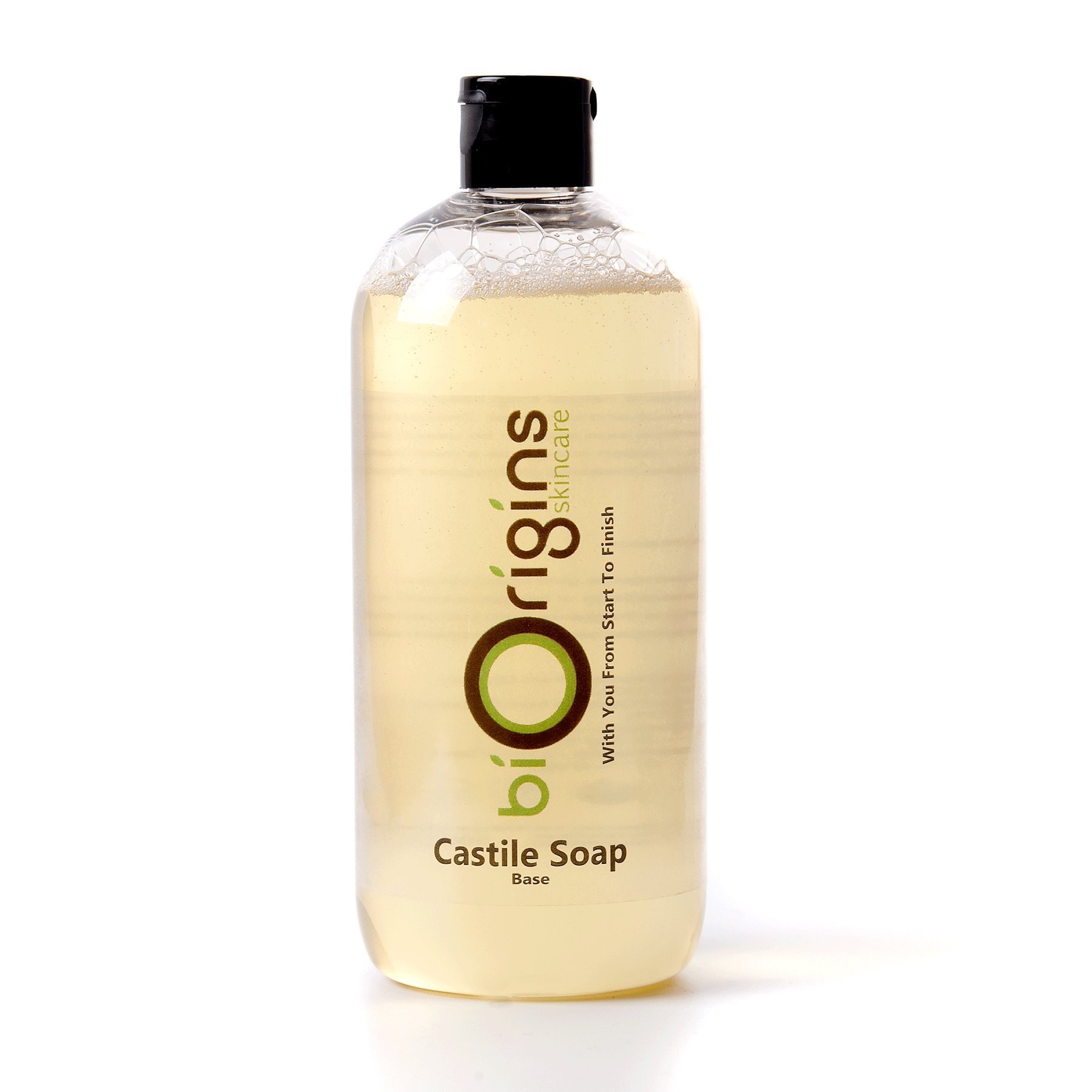 Organic Liquid Castile Soap 500ml - All-Natural, Vegan & Biodegradable Body Wash for Face, Hands & Hair - Perfect for Sensitive Skin, Baby Care & Eco-Friendly Home Use