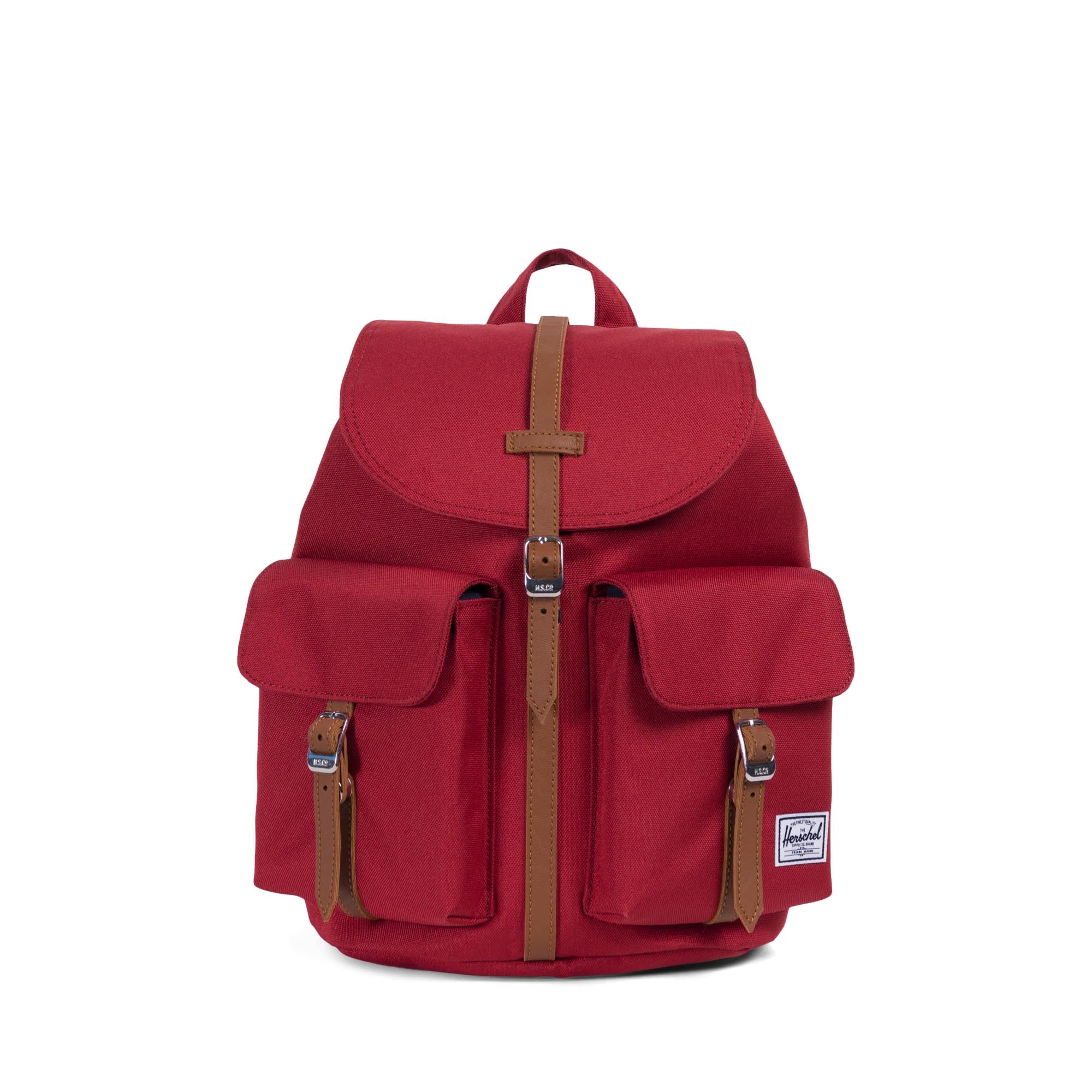 Herschel Dawson Backpack - Stylish & Durable Brick Red Laptop Backpack for School, Travel & Work | Water-Resistant & Comfortable Design