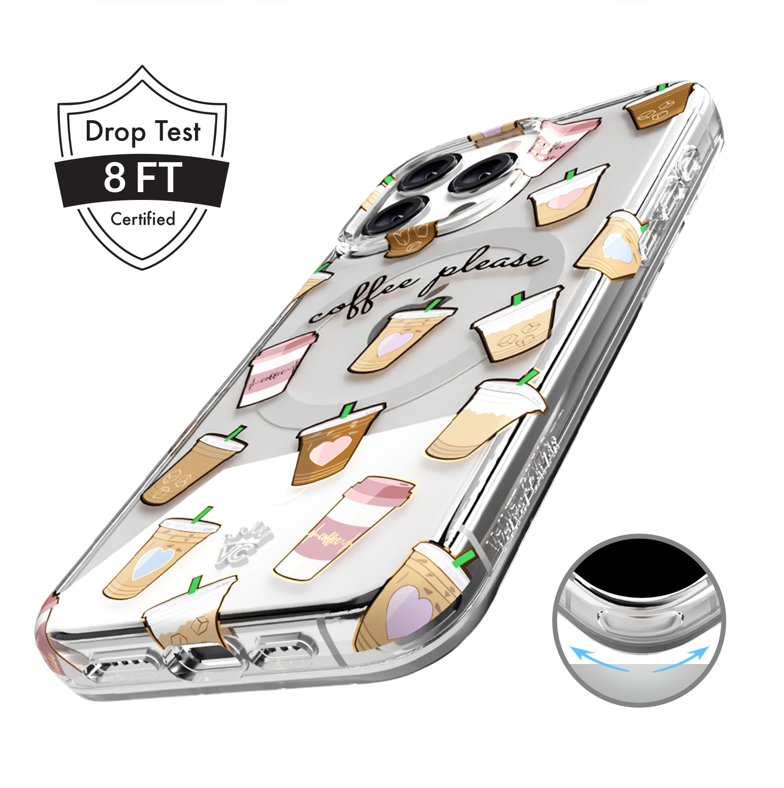 Premium Coffee First iPhone Case - Durable & Stylish Phone Cover for iPhone - Perfect for Coffee Lovers & Daily Use