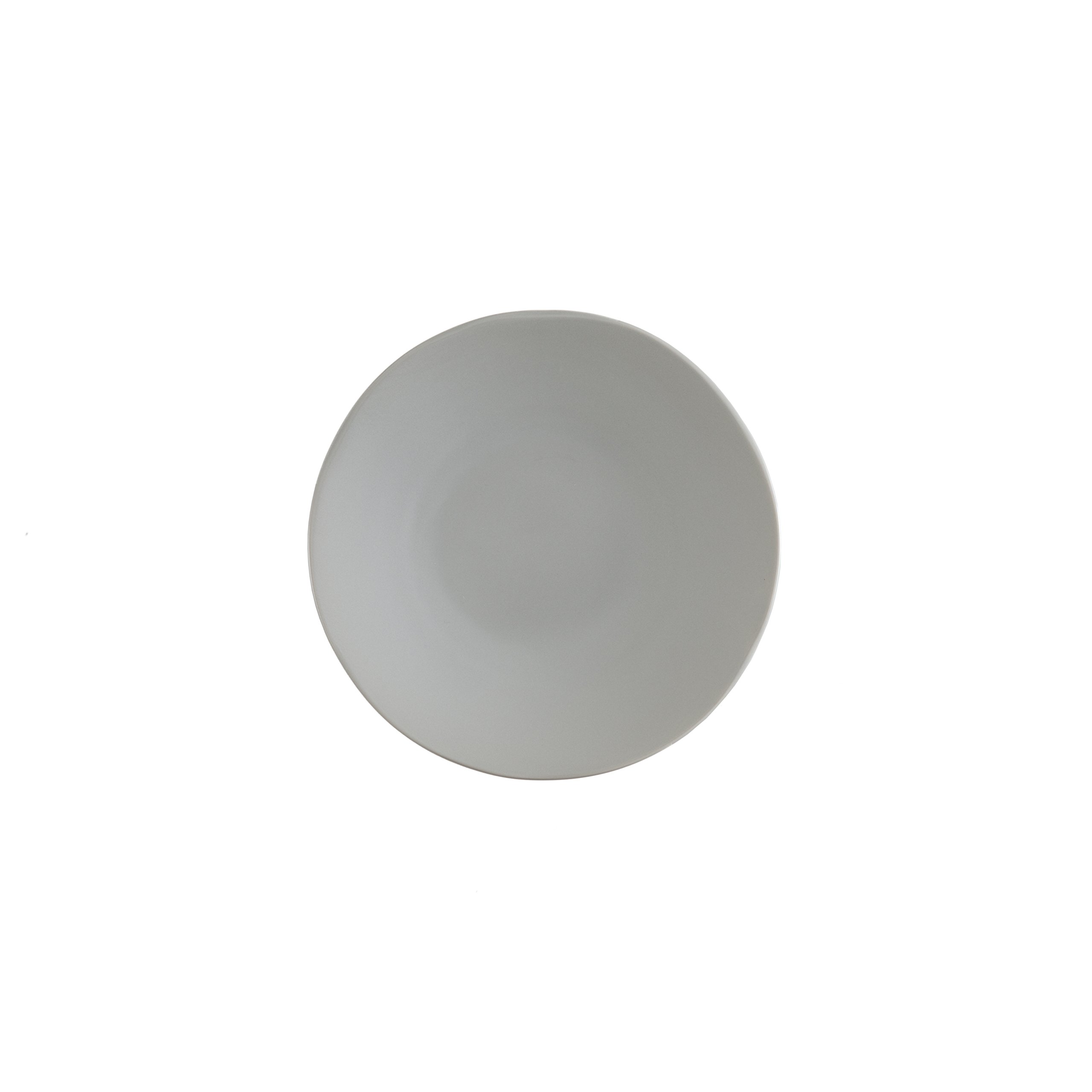 Fortessa Vitraluxe Heirloom Bread & Butter Plates - Set of 4, 6.25-Inch Smoke Gray Dinner Plates for Bread, Butter, Appetizers & Desserts - Elegant Tableware for Restaurants, Weddings & Home Dining