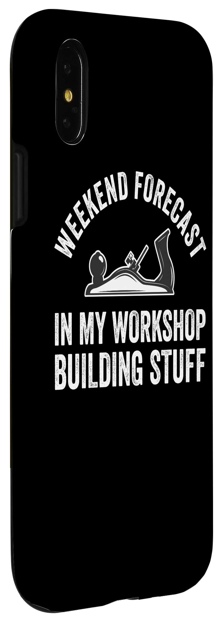 Funny Woodworking Carpenter iPhone X/XS Case - Unique Gift for Woodworkers & DIY Enthusiasts - Perfect for Workshops, Gifts & Everyday Use