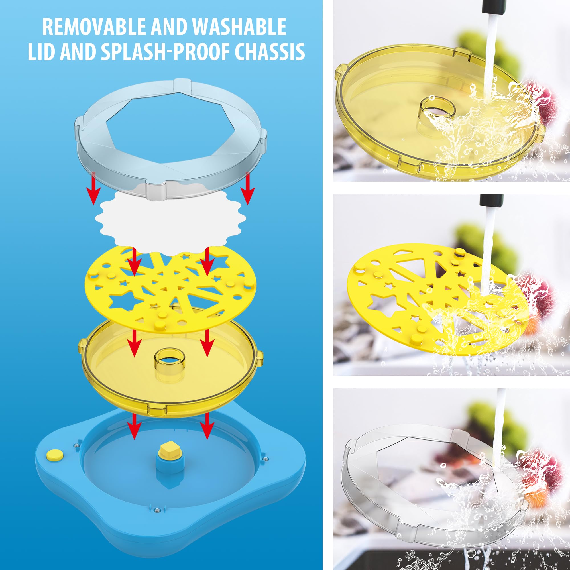Spin Art Machine for Kids Ages 4-12 - Creative Painting Spinner Toy Kit with Art Supplies - Fun DIY Arts & Crafts Activity Set for Boys & Girls - Perfect Birthday Gift for Ages 6-13 - Great for Classroom, Party & Home Creativity Projects