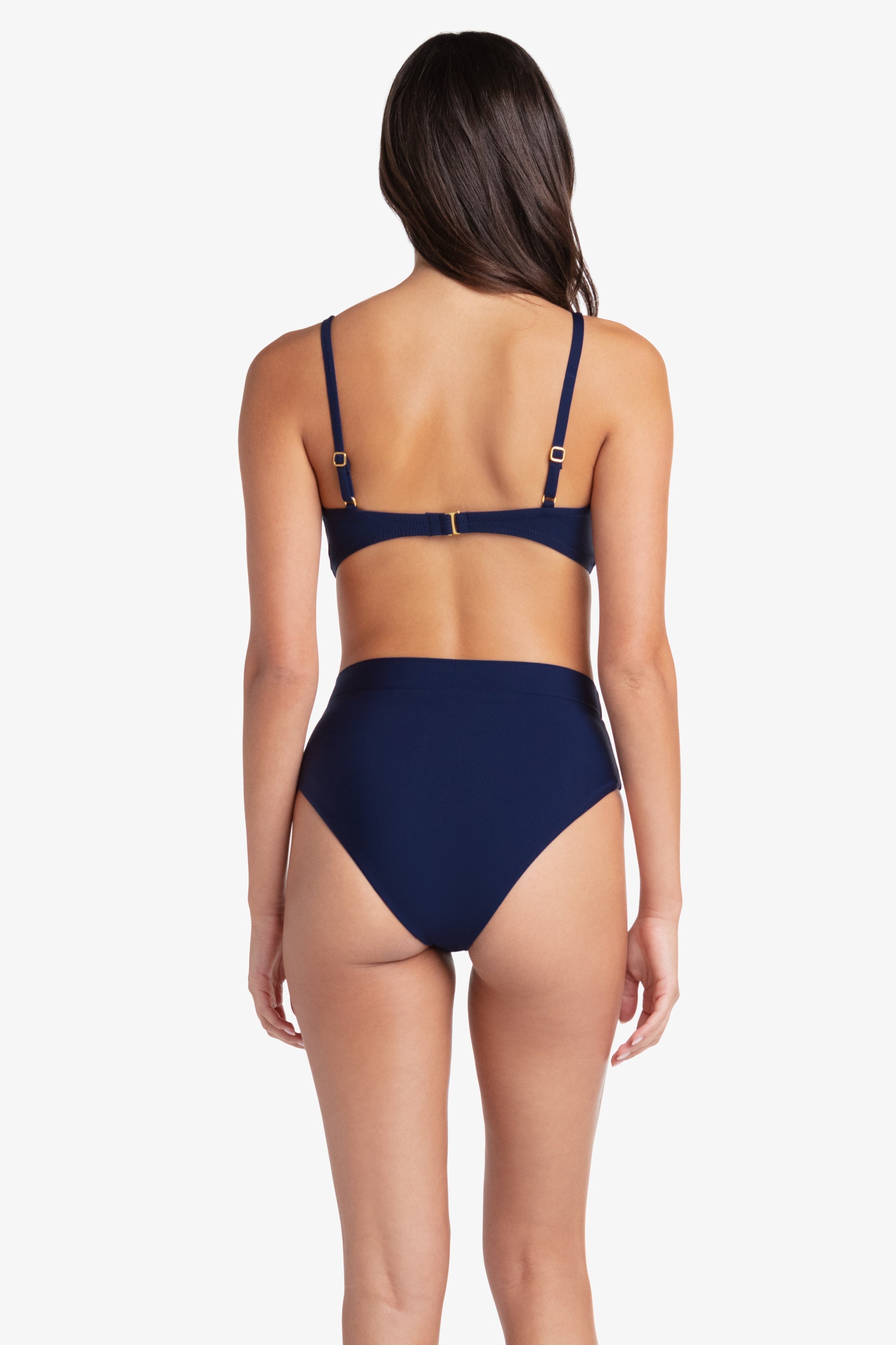 High Waist Soft Band Comfortable Bottoms in Navy Blue - Perfect for Yoga, Workouts, and Lounge Wear