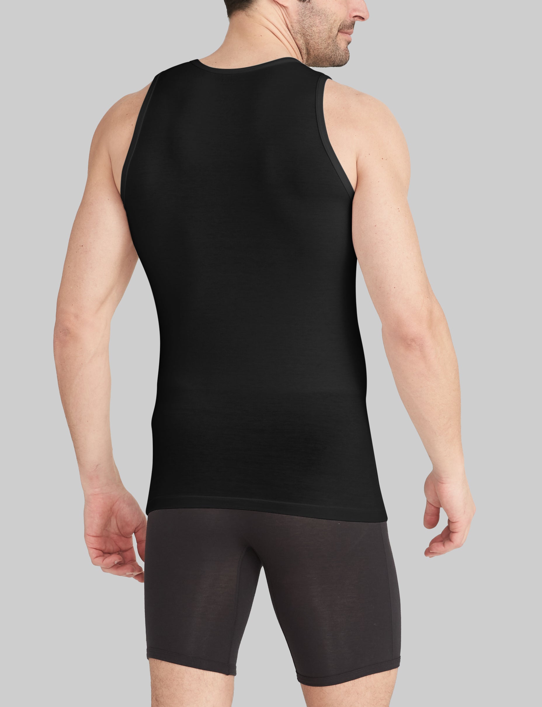 Second Skin Stay-Tucked Undershirt 6-Pack - Seamless Comfort for All-Day Wear - Perfect for Work, Gym & Layering