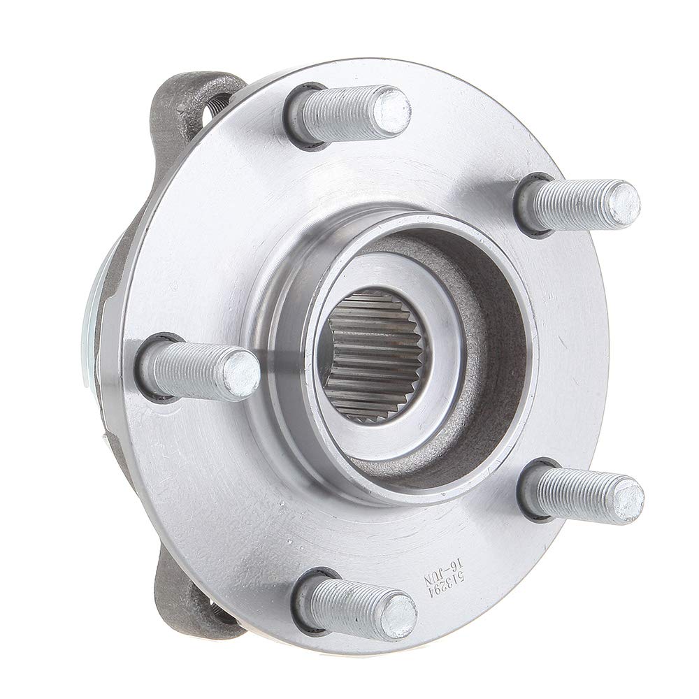 513294 Wheel Axle Bearing and Hub Assembly Replacement for 2007-2013 Nissan Altima Front 5 Lug with ABS - Wheel Hub and Bearing Kit (4 Pack) - Perfect for DIY Car Repairs & Maintenance