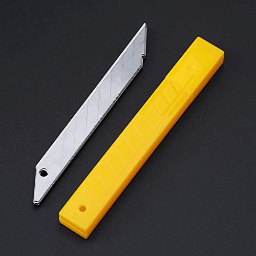 10Pcs/Box 30 Degree Precision Trimmer Blades - Stainless Steel Utility Knife Replacement Blades for Sculpting, Carving & Crafting - Perfect for DIY Projects, Woodworking & Art Creations