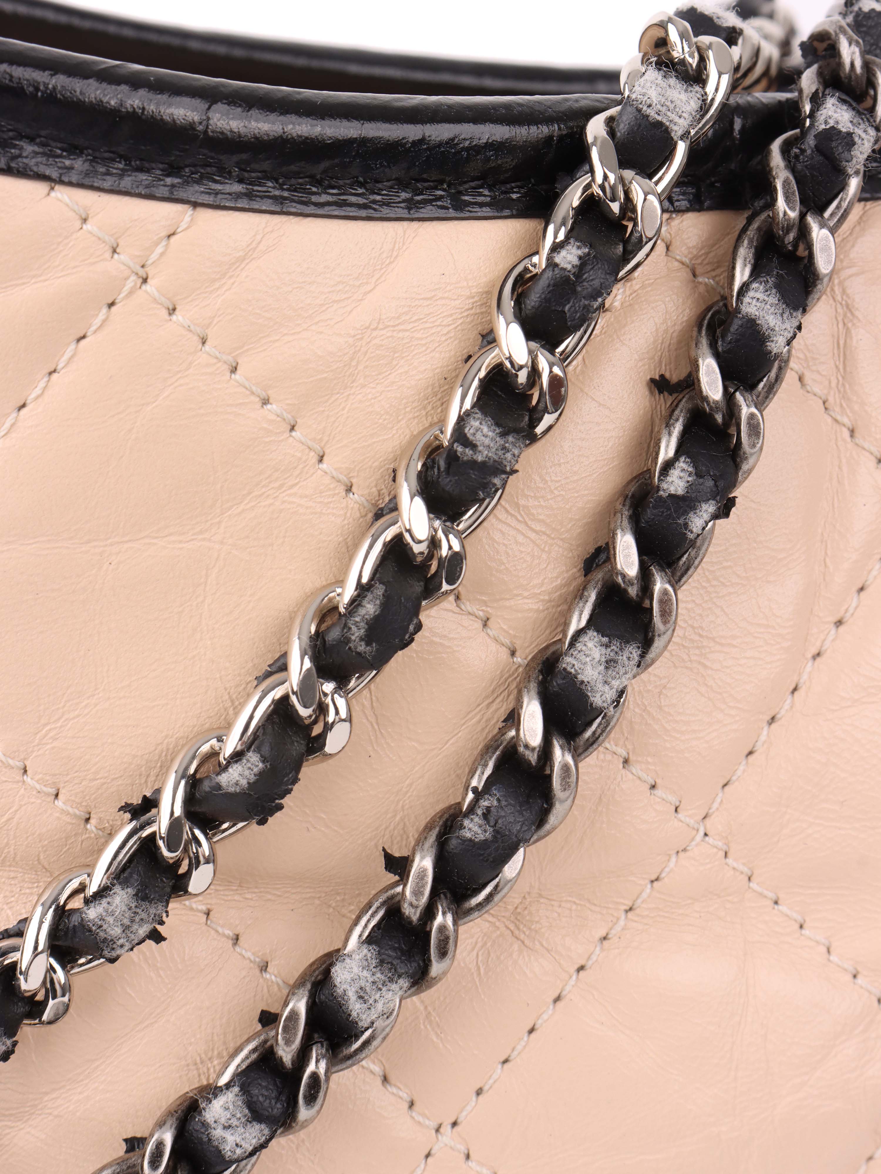 Chanel Medium Gabrielle Shoulder Bag in Black & Beige | Luxury Designer Handbag for Women | Perfect for Work, Travel & Evening Events