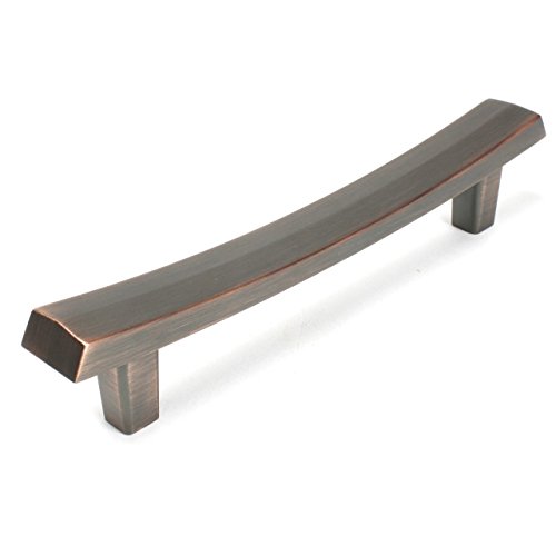Century 4 Pack Cabinet Pulls - 128mm Center Hole Drawer Handles for Kitchen & Bathroom Cabinets - Durable & Stylish Hardware for Home Renovation (Model 25978)