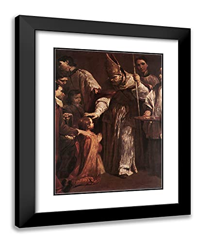 Black Modern Wood Frame with Double Matting