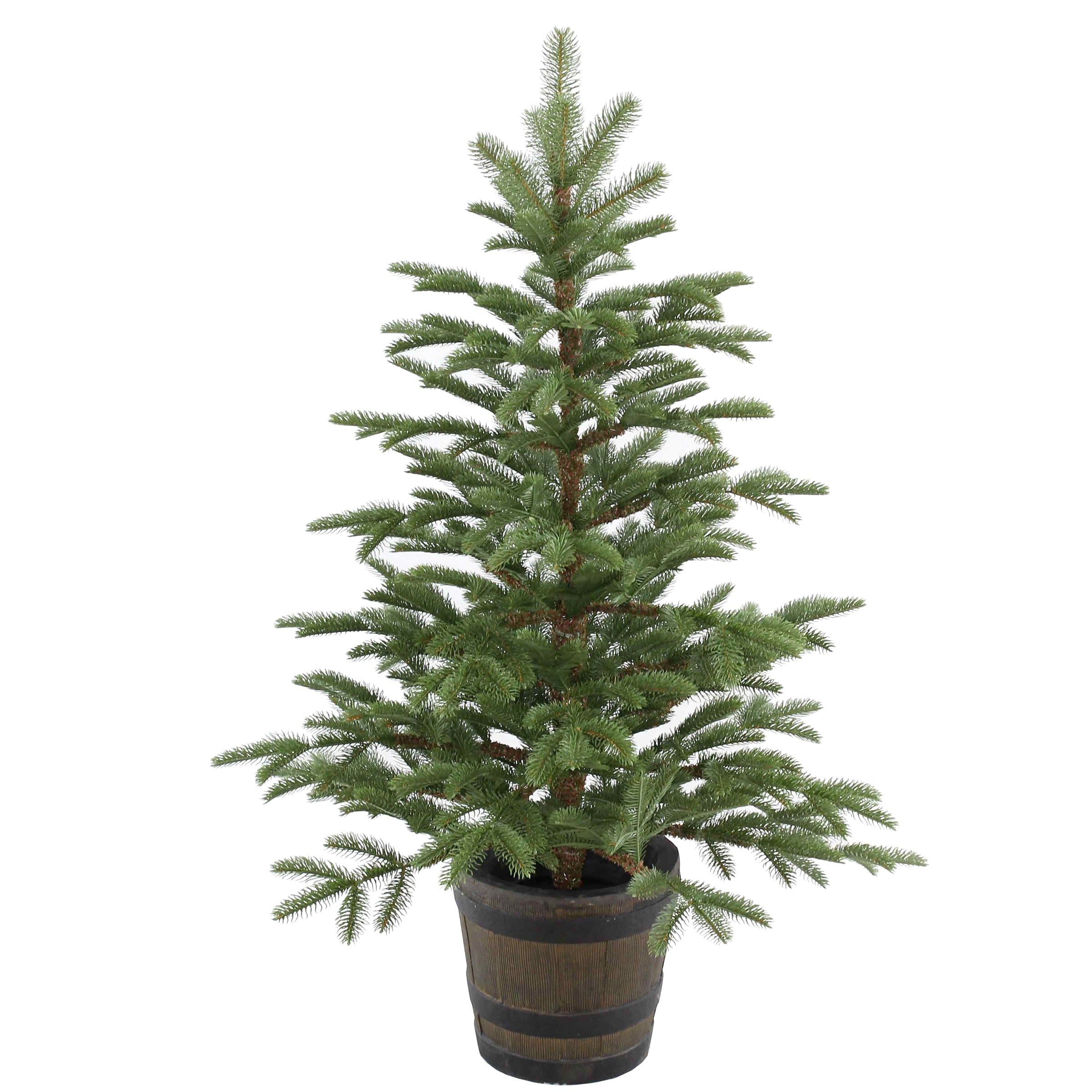 4 ft. Norwegian Spruce Artificial Christmas Tree - Premium Potted Holiday Decor for Home, Office & Party Decorations | Perfect for Living Room, Bedroom & Festive Events