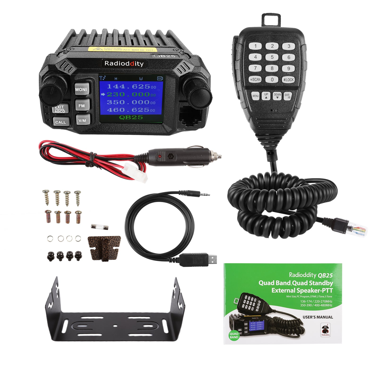 QB25 Quad Band Quad Standby Unlocked GSM Cell Phone - Open Box | Perfect for Travel, Business & Backup Use