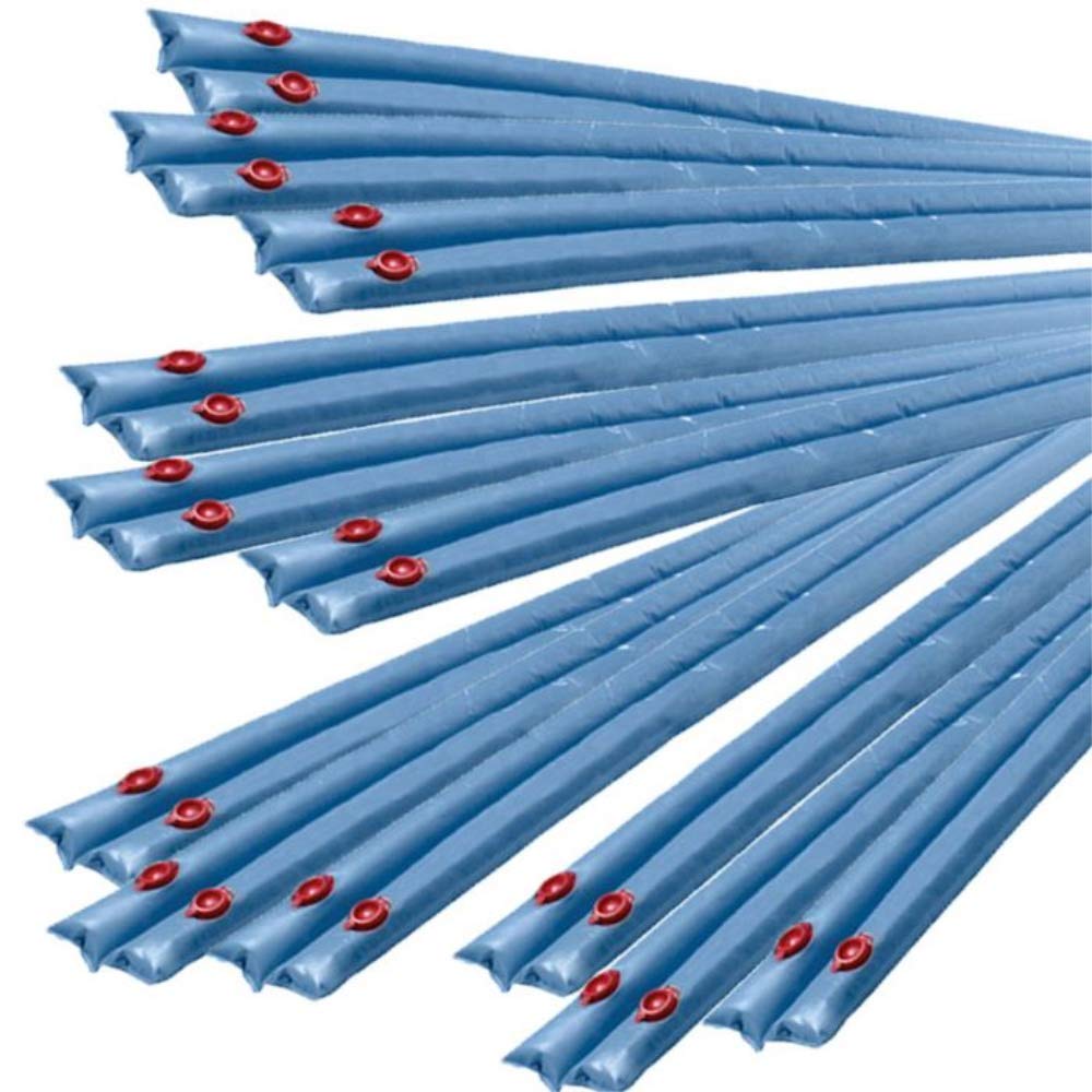 Harris Pool Products Heavy Duty 20-Gauge Double Chamber Water Tubes for In-Ground Pools - 12 Pack Blue | Commercial Grade, UV-Protected Vinyl Material (Up to 24-Gauge) | Perfect for Pool Liner Installation, Winter Pool Cover Support & Above Ground Pool Stabilization