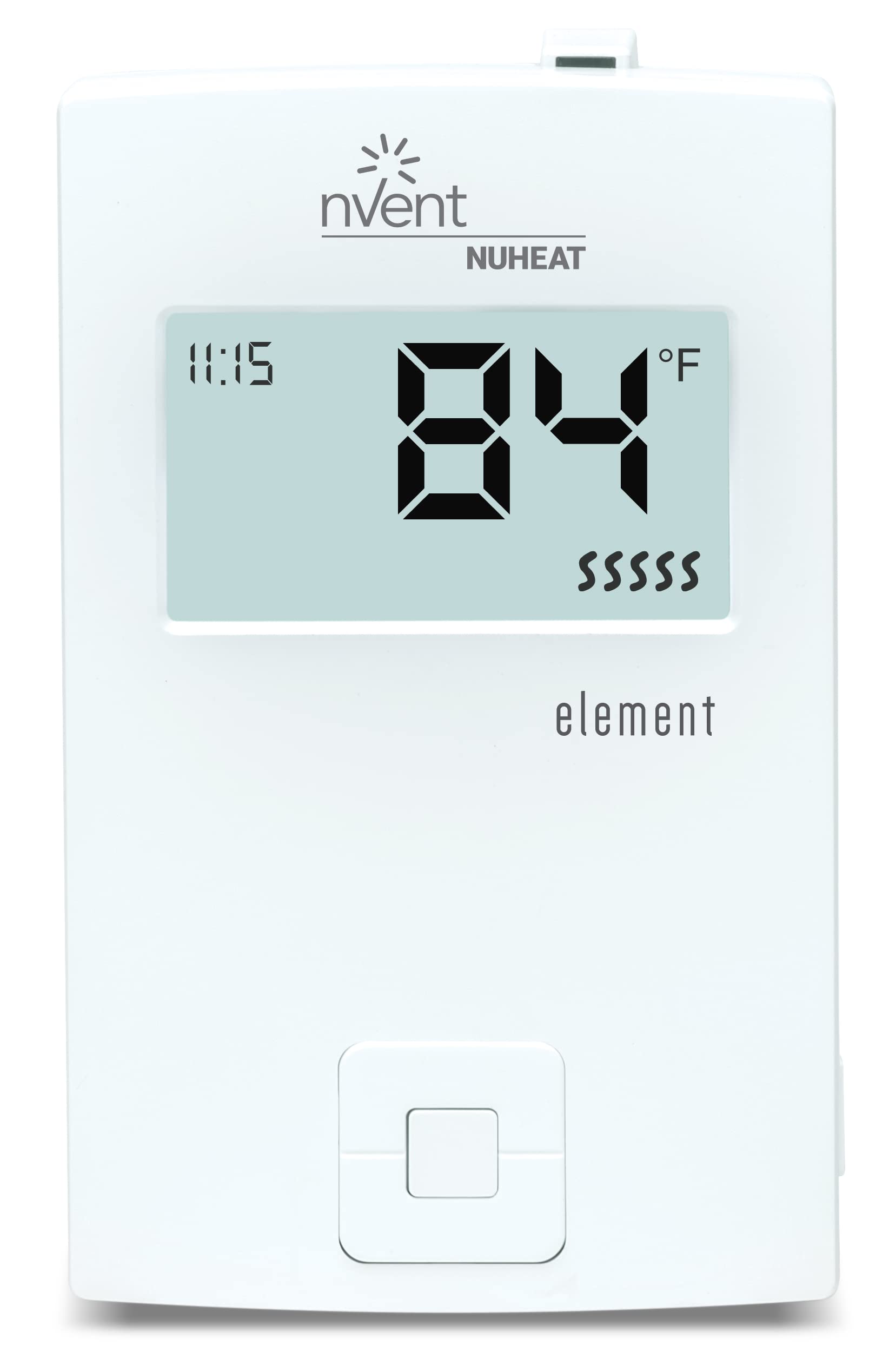 NuHeat nVent AC0057 Non-Programmable Radiant Floor Heating Thermostat 120V/240V with OJ Electronics Floor Sensor - Perfect for Bathrooms, Kitchens & Basements