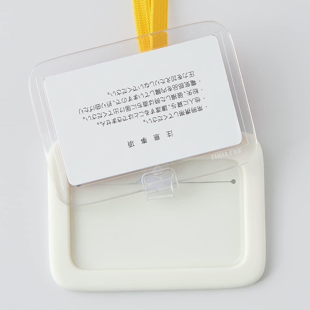 Lihit Lab SMARTFIT PuniLabo ID Card Holder - Slim RFID Blocking Wallet for Credit Cards, Business Cards & Badges - Perfect for Office, Travel & Campus Security