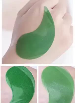 Natural Eye Patches for All Skin Types - Hydrating & Brightening Under Eye Masks for Dark Circles & Puffiness - Perfect for Night Routine, Travel & Morning Skincare