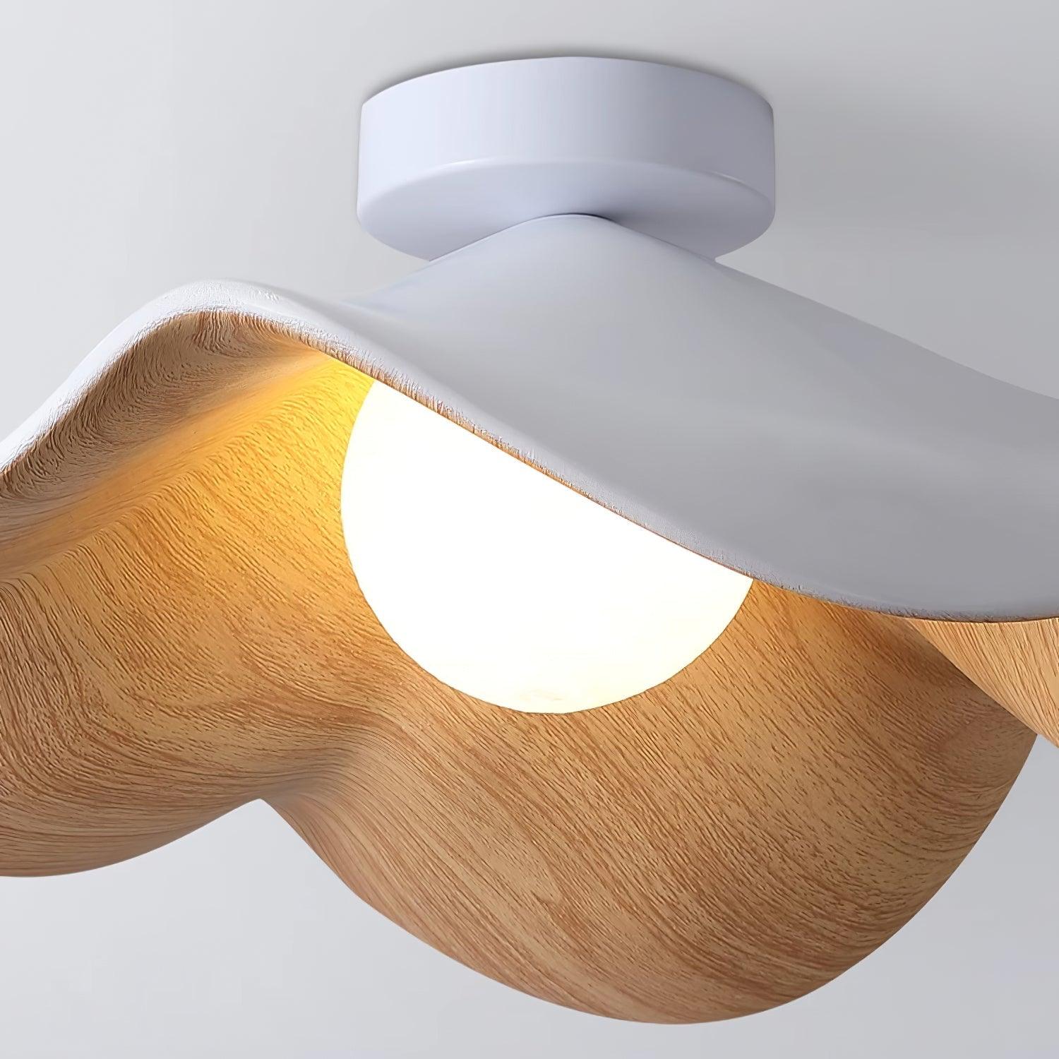 Modern Lotus Leaf Ceiling Light Fixture - Elegant Nature-Inspired Pendant Lamp for Living Room, Bedroom & Dining Room Decor - Perfect for Boho, Zen & Tropical Home Styles