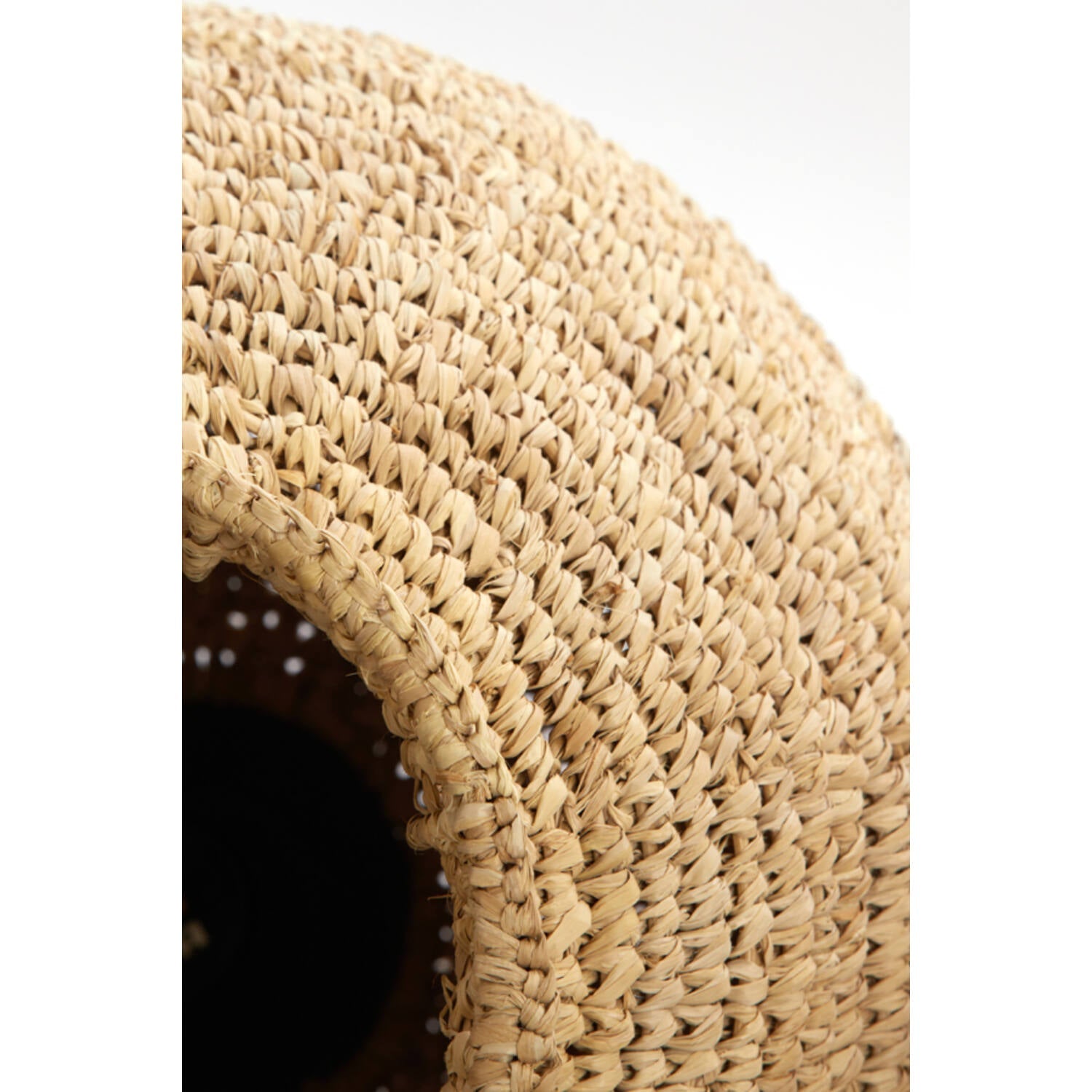 Natural Palm Leaf Hanging Light - Handwoven Rattan Pendant Lamp for Boho Home Decor, Bedroom, Patio & Outdoor Spaces