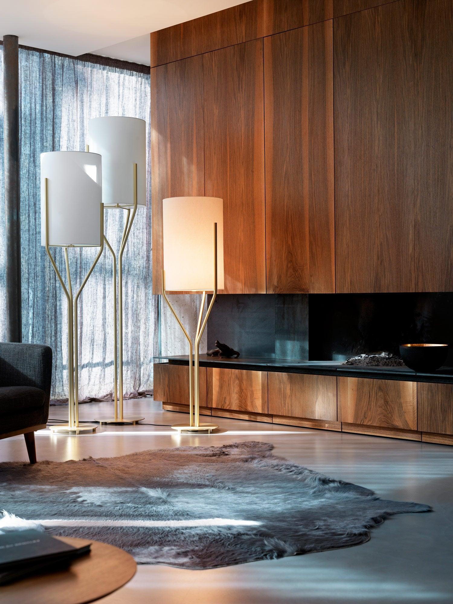 Modern Arborescence Floor Lamp - Adjustable LED Standing Light for Living Room, Bedroom & Office - Warm White & Cool White Dimmable Lighting - Perfect for Reading, Relaxing & Decorating