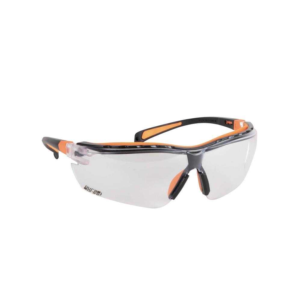 DuraDrive Clear Anti-Fog Adjustable Safety Glasses - Protective Eyewear for Work, DIY, and Outdoor Activities