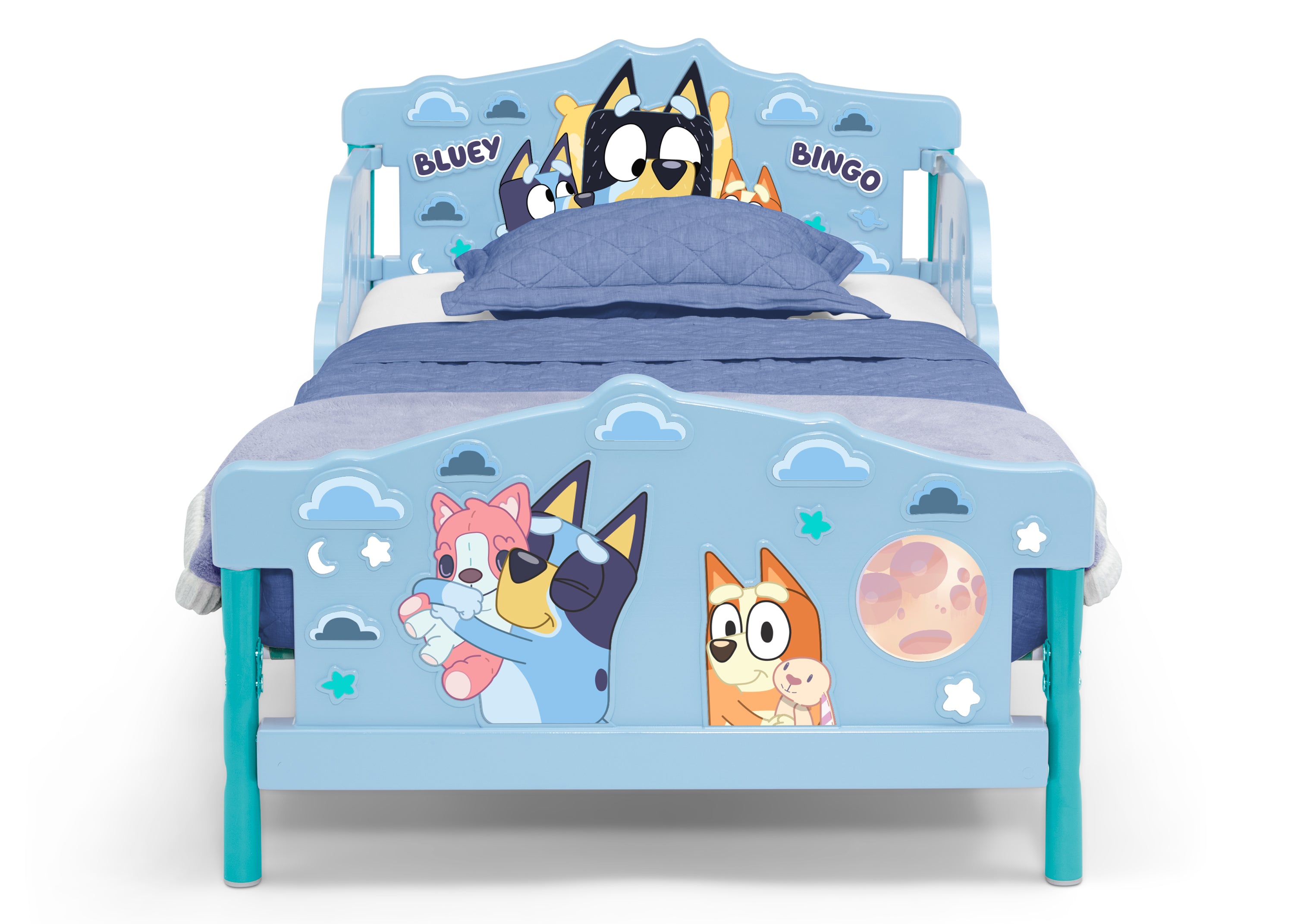 Bluey 3D Toddler Bed - Kids Themed Bed for Boys & Girls - Perfect for Nursery, Bedroom, and Playroom Decor