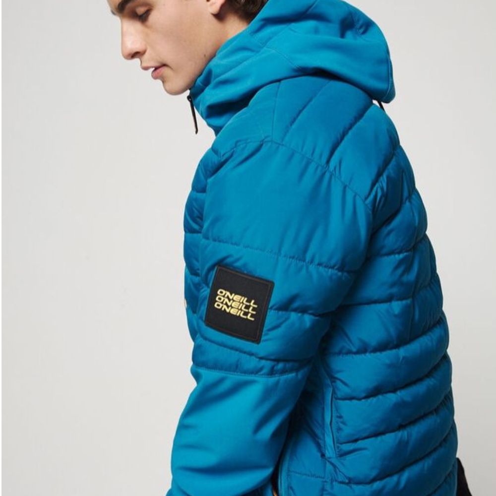 O'Neill Men's Waterproof Ski Jacket - Insulated Winter Snow Jacket for Men, Blue - Perfect for Skiing, Snowboarding & Outdoor Winter Activities