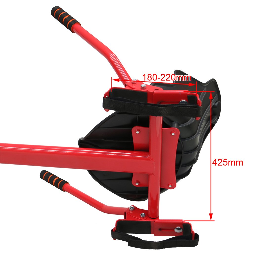 Adjustable Hoverboard Go Kart Seat Attachment - Fits 6.5