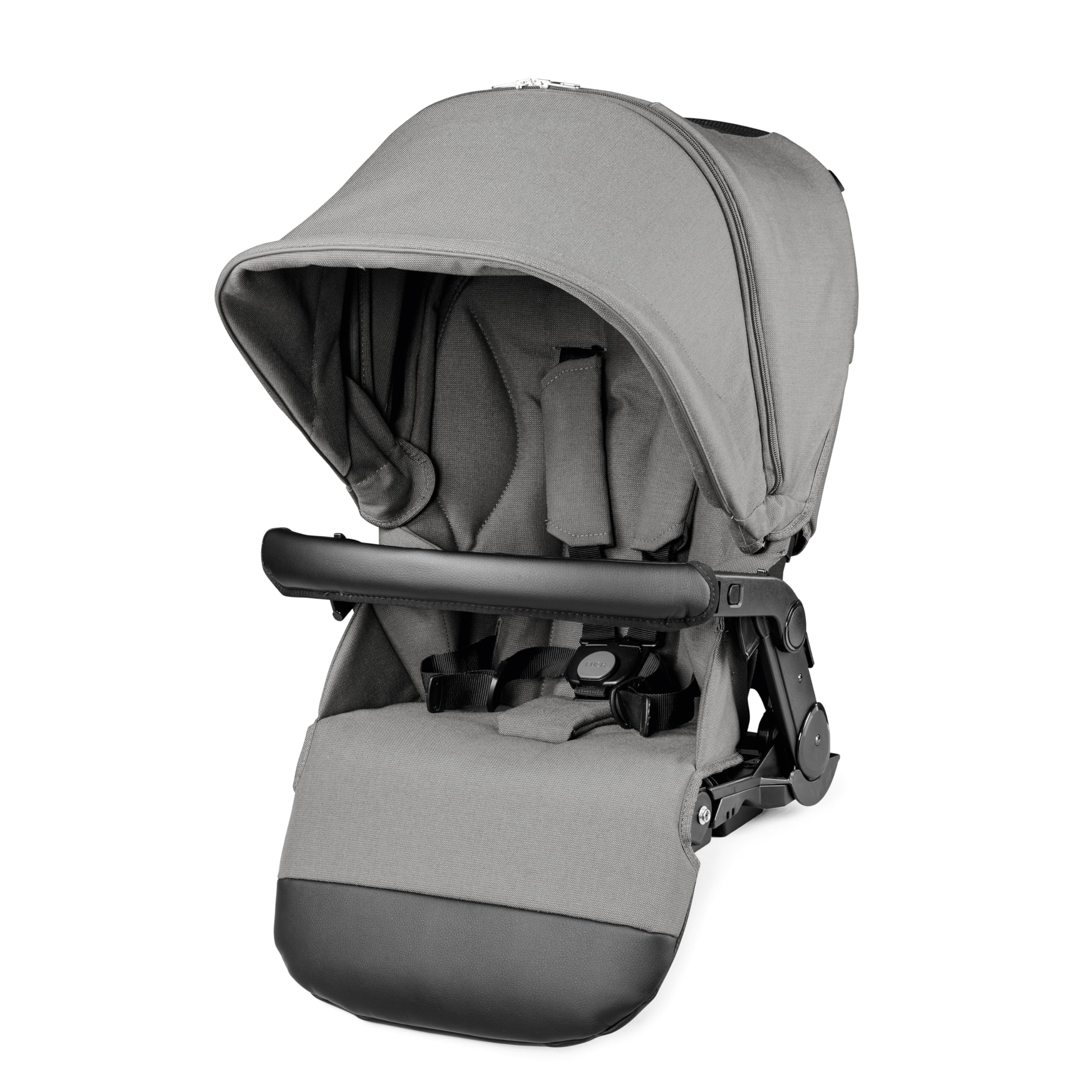 Peg Perego Pop Up Stroller Seat for Triplette, Duette & Team Strollers - Premium Italian-Made Baby Carrier - Mercury Color - Perfect for Twins, Triplets & Sibling Outings
