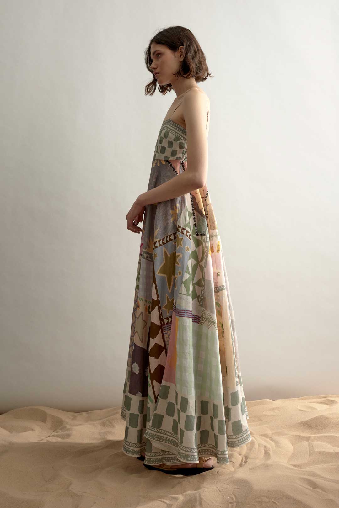 Emma Gale Sundress - Flowy Summer Dress for Women, Casual Beach Dress with Pockets, Perfect for Vacation, Outdoor Parties & Picnics