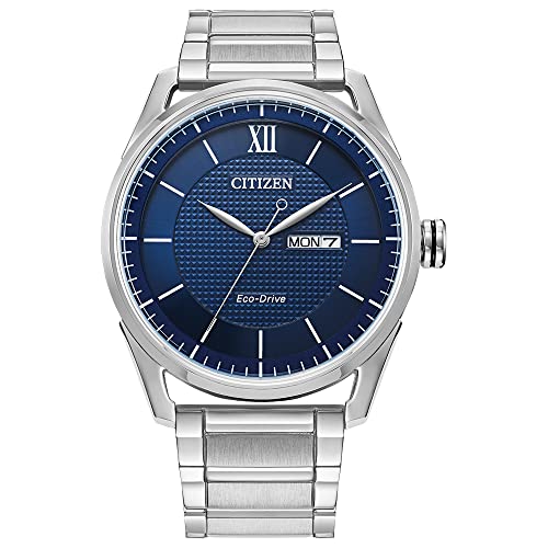 Stainless/ Blue Dial