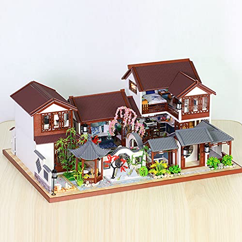 Miniature Doll House - Lovely Dollhouse Model with Furniture Set, Perfect Birthday Gift for Kids & Collectors | Playroom Decor, Kids Room Display, Toy Collection Showcase