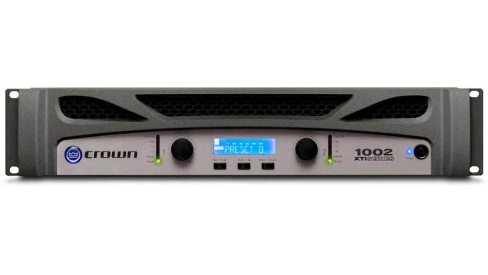 Crown XTi 1002 2-Channel 500W Professional Power Amplifier for Live Sound, DJ, and Studio Audio Systems