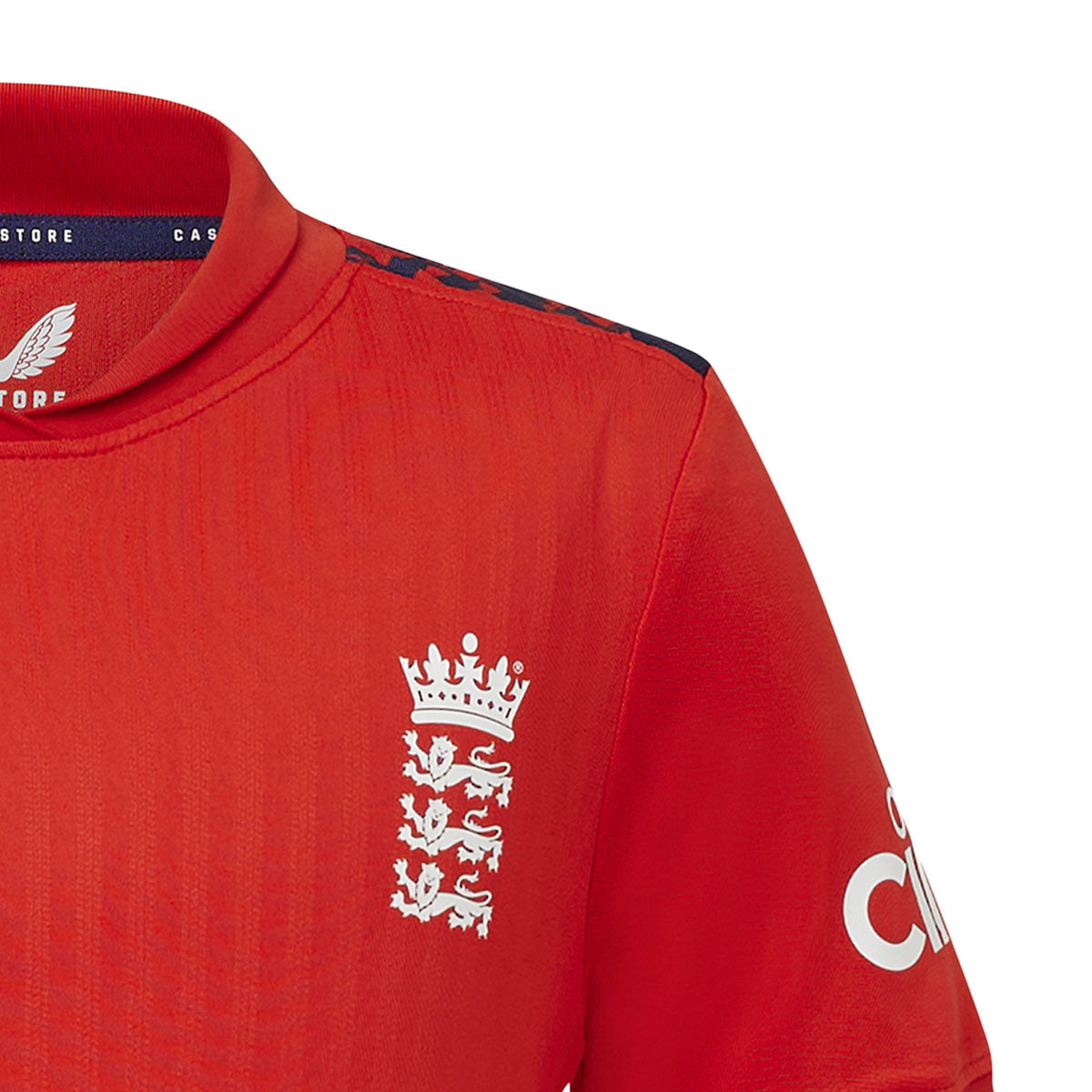 2024 ECB T20 Replica Cricket Jersey - Short Sleeve Junior Shirt for Boys - Official Licensed Cricket Apparel for Matches & Training