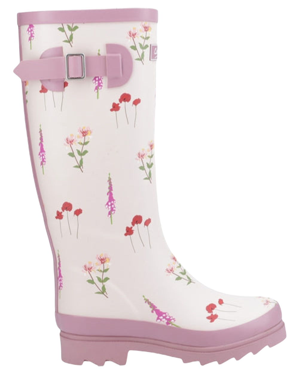 Cotswold Women's Wildflower Print Tall Rain Boots - Waterproof Garden & Outdoor Walking Wellingtons for Women