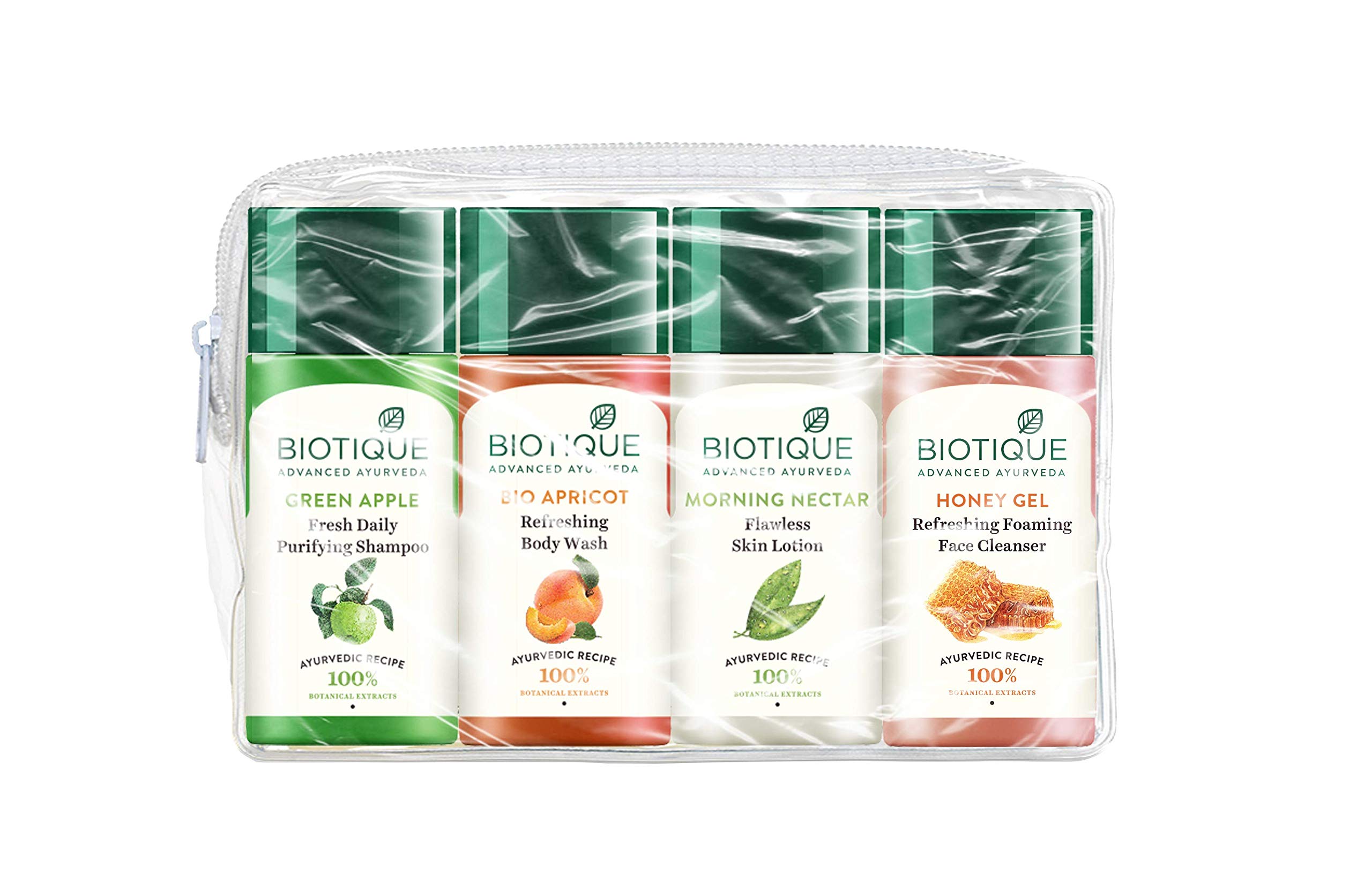 Biotique Travel Kit - Organic & Natural Skincare Essentials for On-the-Go | Perfect for Vacation, Gym & Business Trips