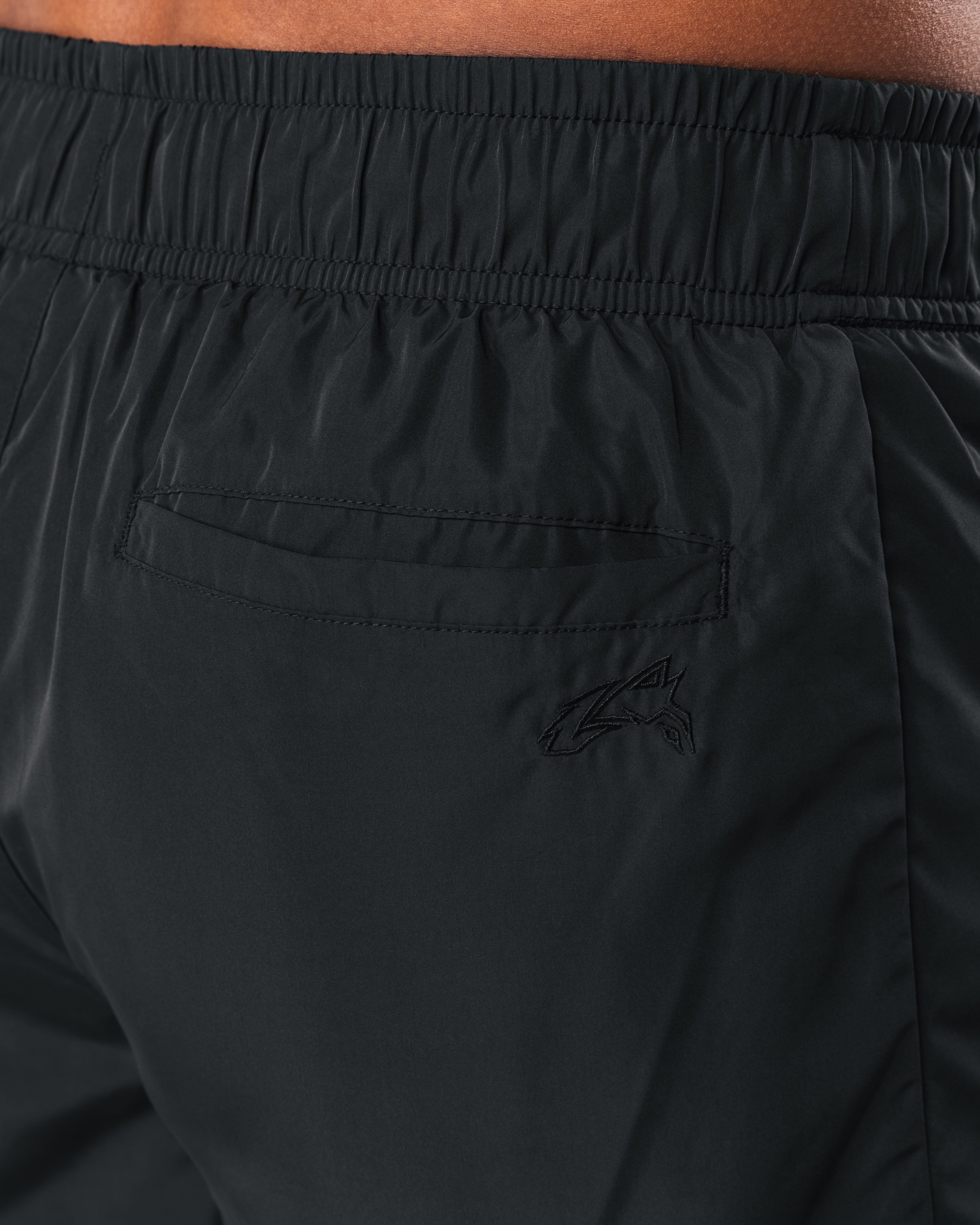 Men's Technical Swim Shorts - Quick Dry, UV Protection & Comfortable for Swimming, Surfing & Beach Activities - Black