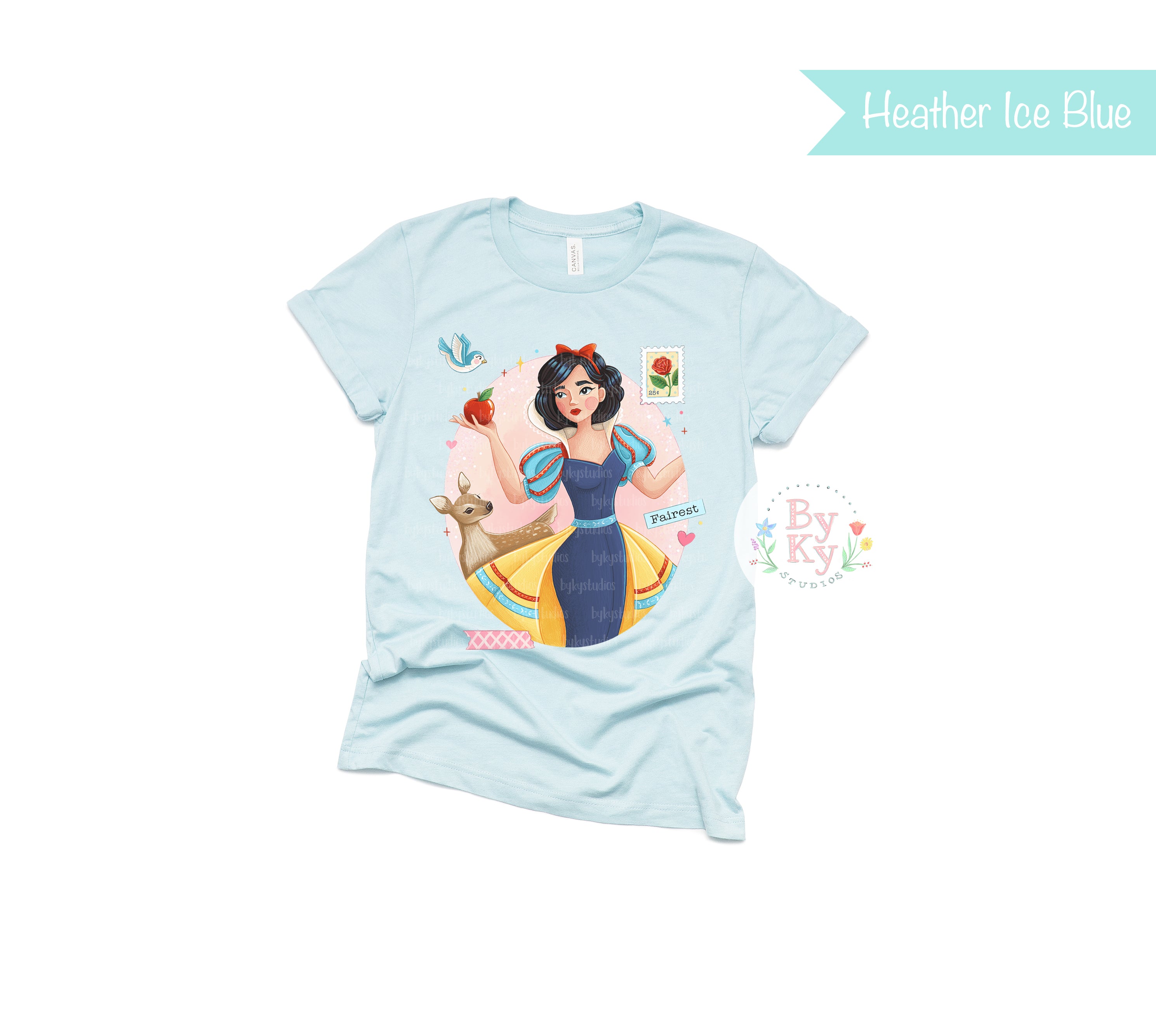 Fairest Snow White Unisex T-Shirt - Soft Cotton Graphic Tee for Men & Women - Perfect for Disney Fans, Cosplay & Casual Wear