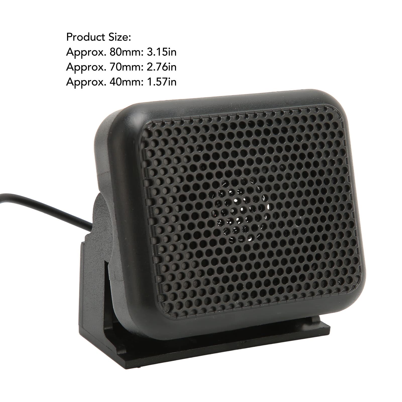 High-Quality Car External Speaker for FT 847, FT 920, FT 950, FT 2000, FT 840, FT DX5000, FT DX9000 | Compatible with ICOM, Ham & Mobile Radios | Easy Installation | Perfect for Road Trips, Emergency Communication & Off-Road Adventures
