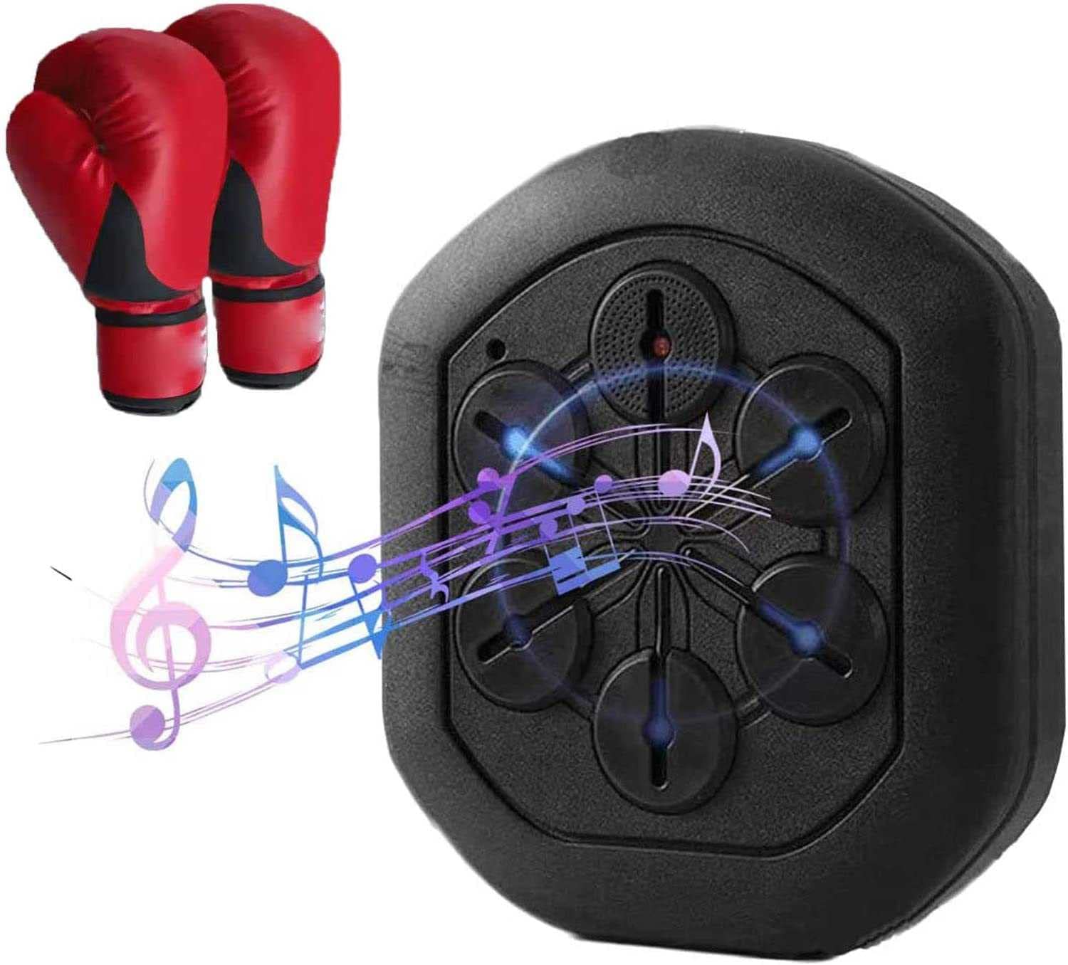 Boxing Machine for Home Workouts - Electronic Music Boxing Trainer with LED Lights | Perfect for Fitness, Cardio & Stress Relief
