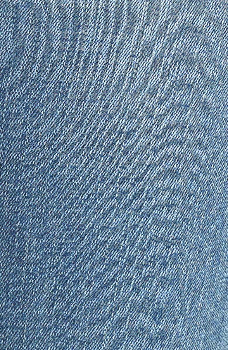 HUDSON Women's Tally Deep Cuff Cropped Jeans - High Waist Distressed Denim Pants, Light Blue Wash, Size 26 - Perfect for Casual Outfits, Weekend Wear & Street Style Fashion
