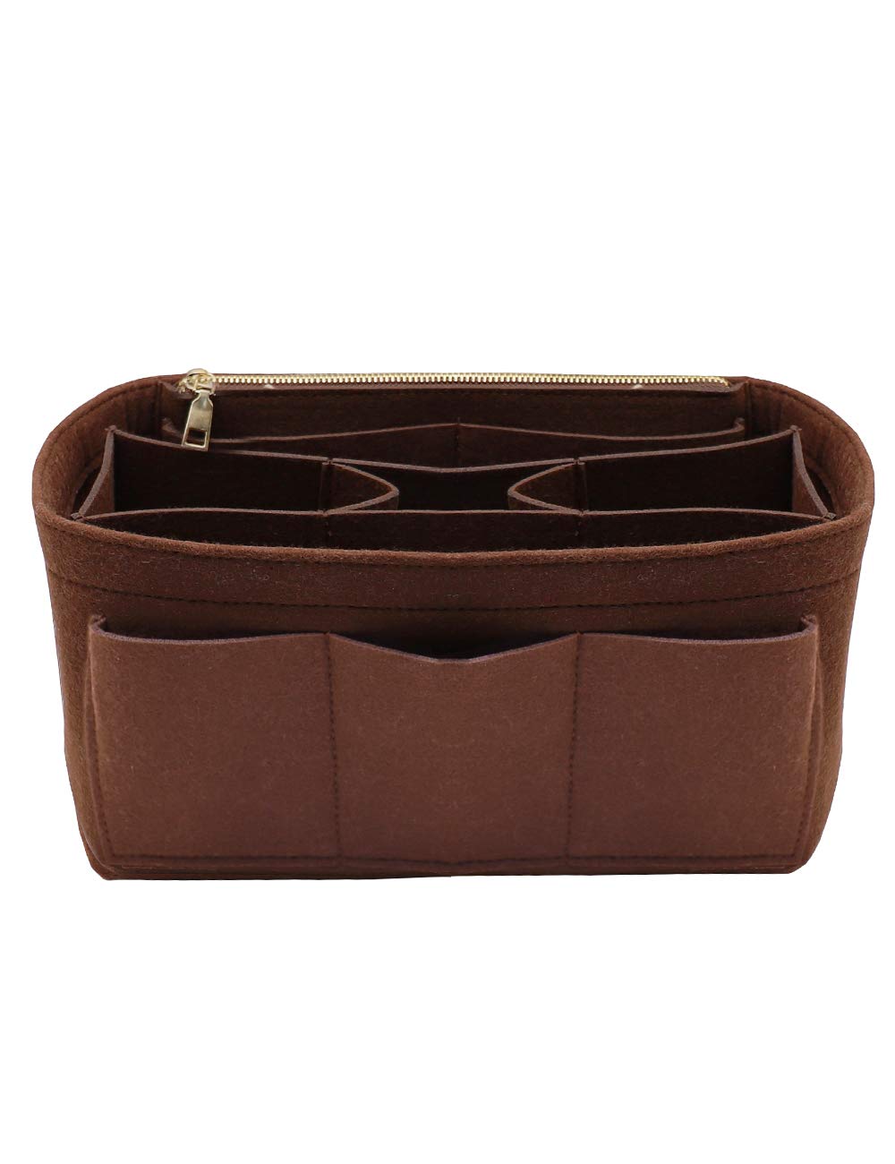 Premium Felt Purse Insert Organizer - Perfect Fit for Louis Vuitton Speedy & Neverfull Bags | Handbag Organizer with Multiple Pockets | Ideal for Travel, Work & Everyday Use