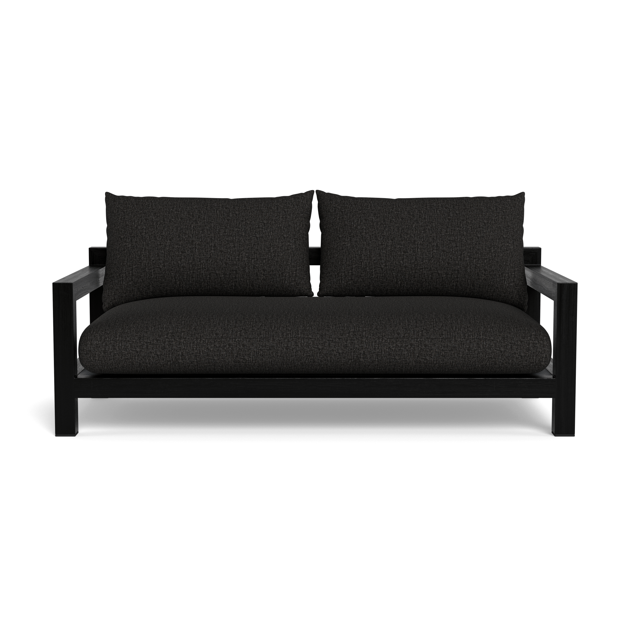 Pacific Teak 2-Seater Sofa - Modern Outdoor Patio Furniture for Garden, Poolside & Backyard Relaxation