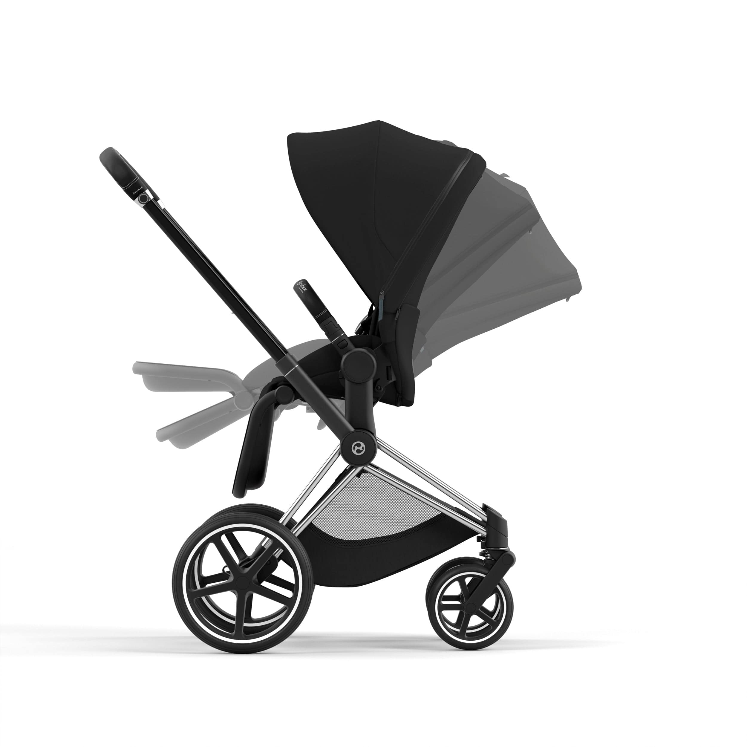 Cybex Priam 4 Luxury Stroller - Lightweight Aluminum Frame with All-Terrain Wheels | Perfect for Urban Walking, Jogging & Travel with Baby