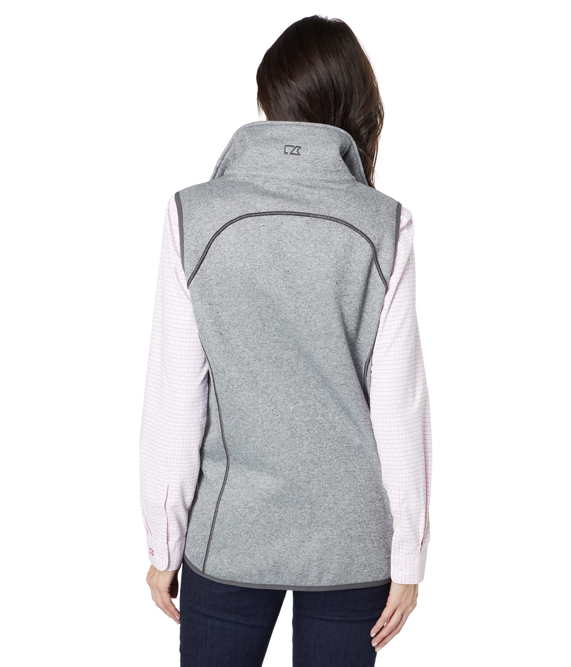 Cutter & Buck Women's Lightweight Quilted Vest - Water-Resistant Puffer Jacket for Outdoor Activities, Hiking & Casual Wear | Warm Winter Layering Piece for Cold Weather