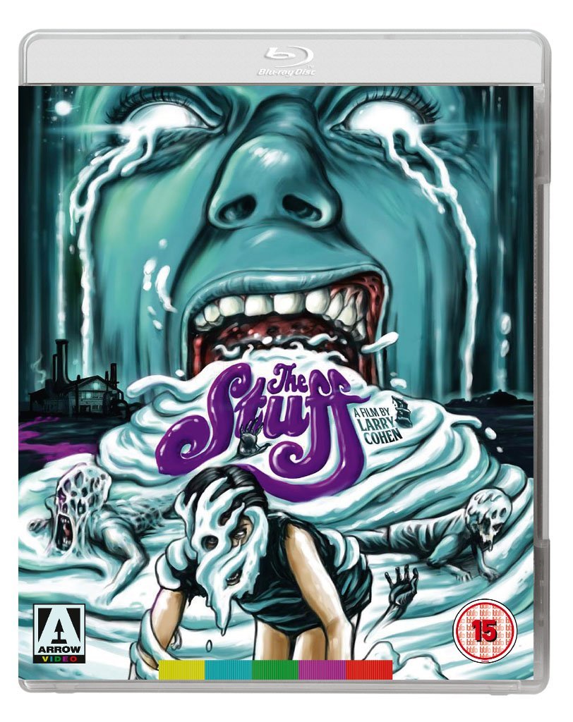 The Stuff (Blu-Ray & DVD Combo) - UK Import Region B - Horror Cult Classic Movie for Home Theater & Collector's Edition