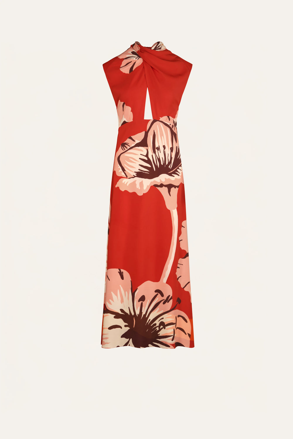 Floral Print Midi Dress with Ruffles - Perfect for Summer Parties, Weddings & Beach Vacations