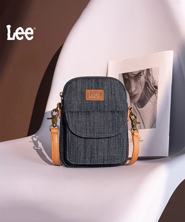 LEE Canvas Mini Crossbody Bag for Women - Stylish & Lightweight Small Shoulder Purse - Perfect for Travel, Shopping & Everyday Use